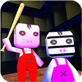 Scary Blocky Piggy Escape Mod ikona