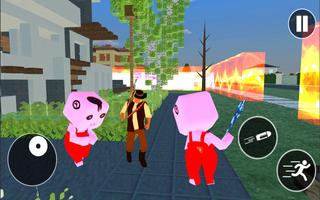 Scary Blocky Piggy Escape Mod screenshot 2