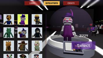 Piggy 3D Jumpscare Simulator تصوير الشاشة 3