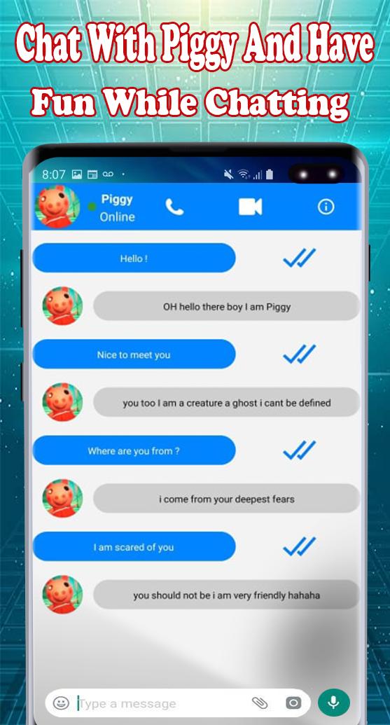 Call Piggy From Roblx Fake Video Call 2020 For Android Apk Download - скачать mp3 roblox unboxing simulator จำลองการแกะกล อง เกมด