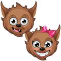 Pidginmoji Werewolves