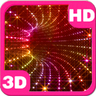 Mysterious Sparkling 3D Whirl of Shimmering Lights icono