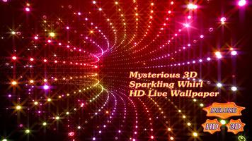 Mysterious Sparkling 3D Whirl of Shimmering Lights скриншот 1