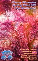 Purple Cherry Blossoms Spring Wind poster