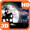 Full Moon Scary Bats in Clouds APK