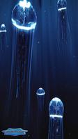Precious Jellyfish 3D Hovering Under Deep Blue Sea screenshot 1