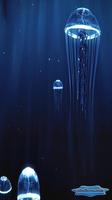 Precious Jellyfish 3D Hovering Under Deep Blue Sea screenshot 2