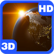 Revolving Planet Earth Space Scenery