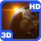 Revolving Planet Earth Space Scenery icon