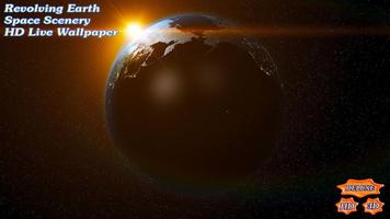 Revolving Planet Earth Space Scenery screenshot 2