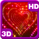 Tunnel Glitter Spark Heart 3D APK