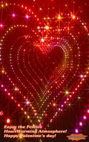 پوستر Tunnel Glitter Spark Heart 3D