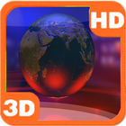 Virtual News Futuristic Studio Globe icon