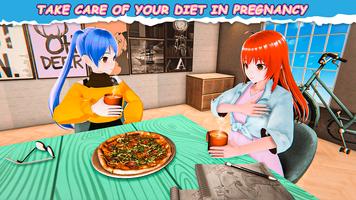 Yumi Anime Pregnant Girl Life تصوير الشاشة 2