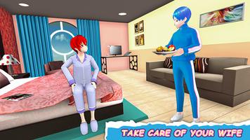 Yumi Anime Pregnant Girl Life تصوير الشاشة 3