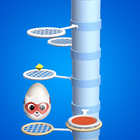 Coonster: Egg Up! 3D Bouncing Helix icône
