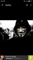 1 Schermata Fondos Pantalla Anonymous HD