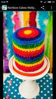 Rainbow Cakes Food Wallpapers اسکرین شاٹ 2
