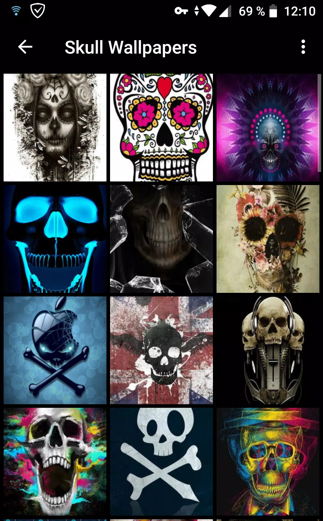 Fondos de Pantalla Calavera APK pour Android Télécharger