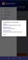 UnityVPN SSH اسکرین شاٹ 3