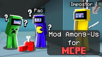 Mod of Among Us for Minecraft PE ポスター