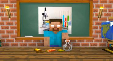 Monster School para Minecraft captura de pantalla 1