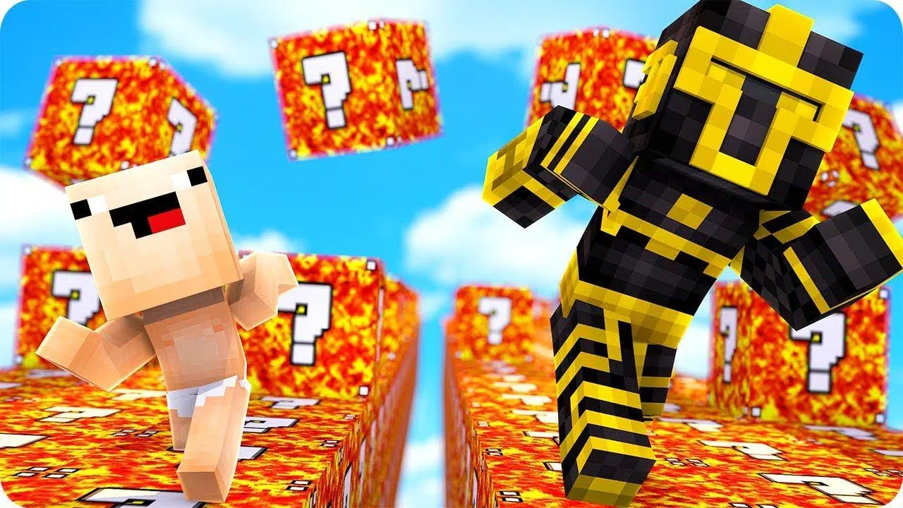 Minecraft: ULTIMATE LUCKY BLOCK RACE!! - Lucky Block Collecting