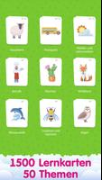 Flashcards for Kids in German poster