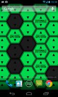 برنامه‌نما Hexagon Battery Indicator LWP عکس از صفحه