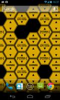 2 Schermata Hexagon Battery Indicator LWP