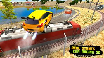 Train Racing 3d- Bus Vs Train Ekran Görüntüsü 1