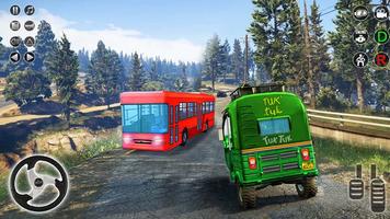 Real Rickshaw Simulator Games Plakat