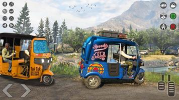 Real Rickshaw Simulator Games imagem de tela 1