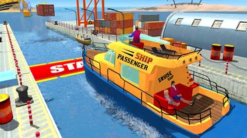 Water Boat Taxi Simulator اسکرین شاٹ 1