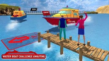 Water Boat Taxi Simulator اسکرین شاٹ 2