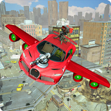 Flying Car Rescue Game 3D icône