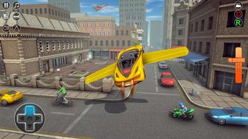 Flying Car Rescue Game 3D capture d'écran 1