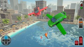Flying Car Rescue Game 3D screenshot 2