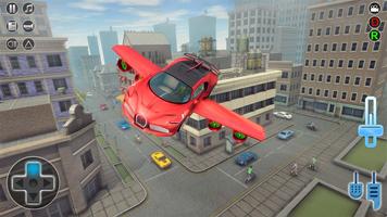 Flying Car Rescue Game 3D capture d'écran 3