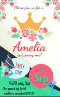 Birthday Invitation Card Maker imagem de tela 2