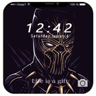 Black Panther Lock Screen - HD🔥 icône