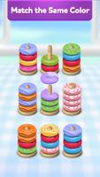 Hoop Stack 3D - Color Sort screenshot 1