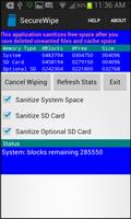 Secure Wipe captura de pantalla 1