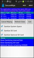 Secure Wipe captura de pantalla 2