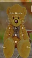 Teddy Bear Pin Lock captura de pantalla 3