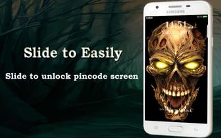 Lock Screen - Skull Pin Lock S screenshot 1