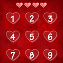 Aşk Kalp Pin Kilit Ekranı APK