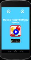 Musical Happy Birthday Sounds স্ক্রিনশট 1