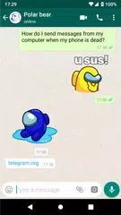 Among Us Stickers | WAStickerApps XAPK download