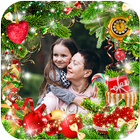 3D Merry Christmas Photo Frames Zeichen